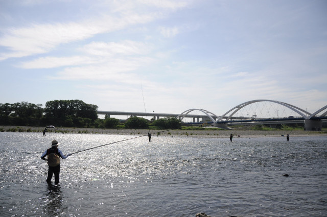 相模川 河川敷